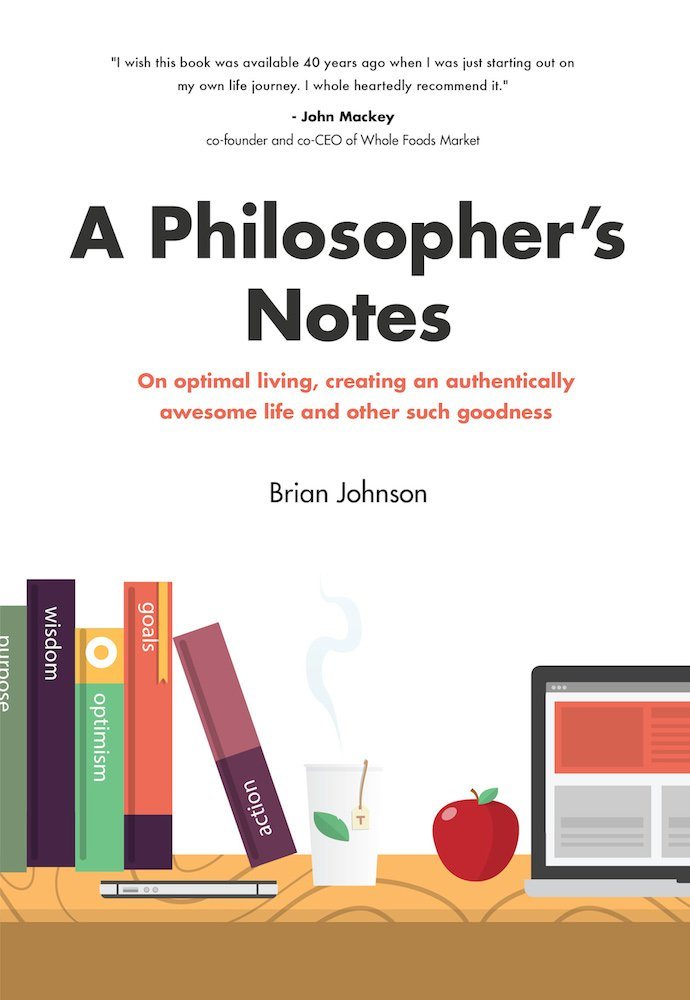 A Philosopher&rsquo;s Notes by Brian Johnson, book cover