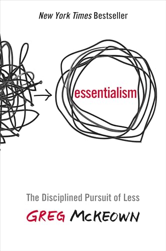 Essentialism by Greg McKeown, book cover