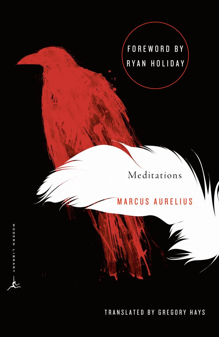 Meditations by Marcus Aurelius, book cover